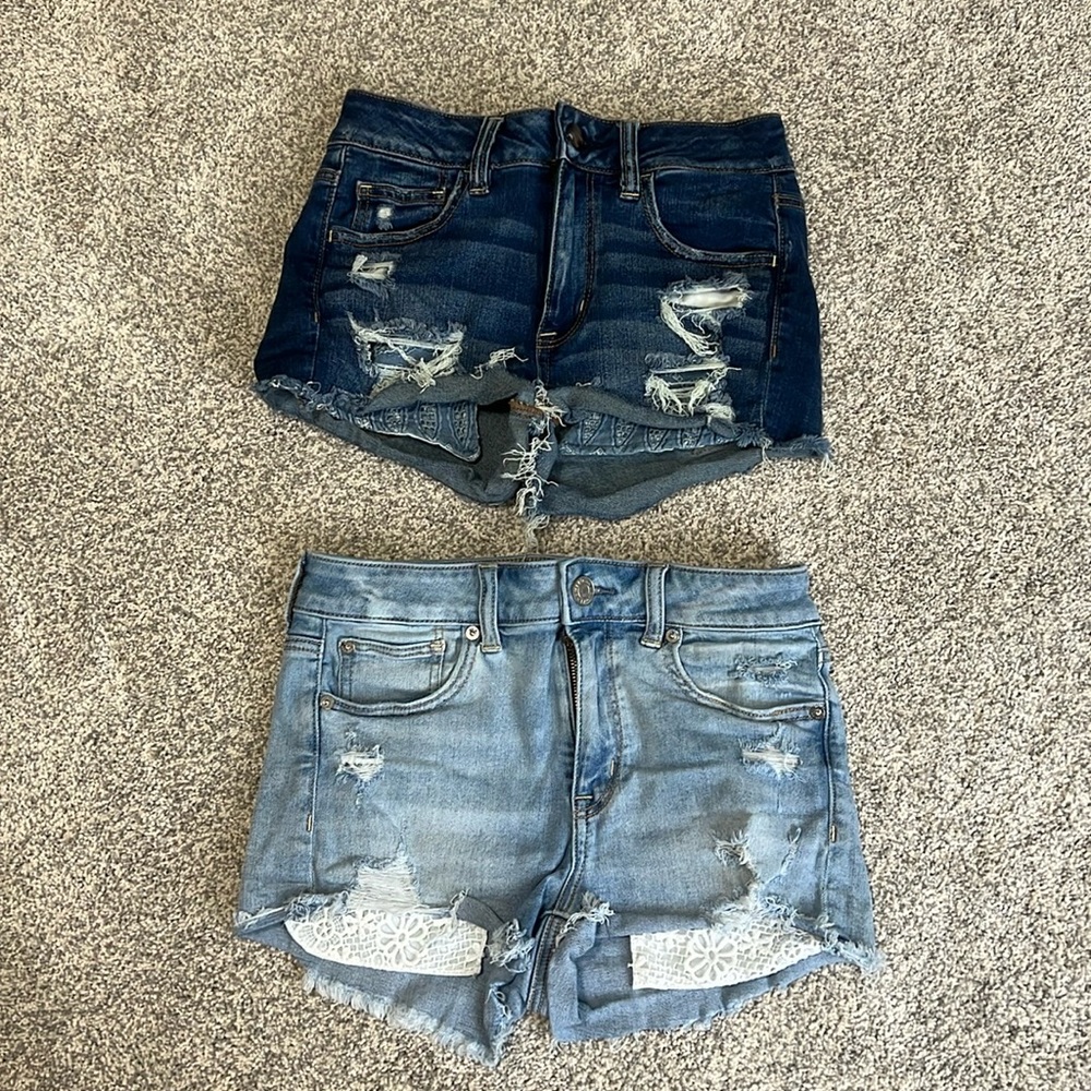 American Eagle jean shorts